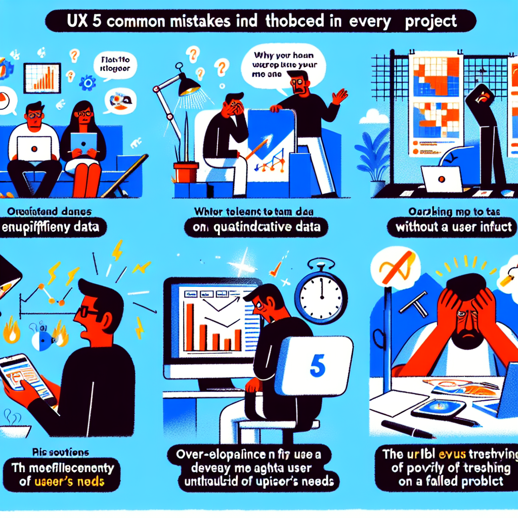 • 5 errores comunes en UX Research (y cómo los soluciono en cada proyecto)