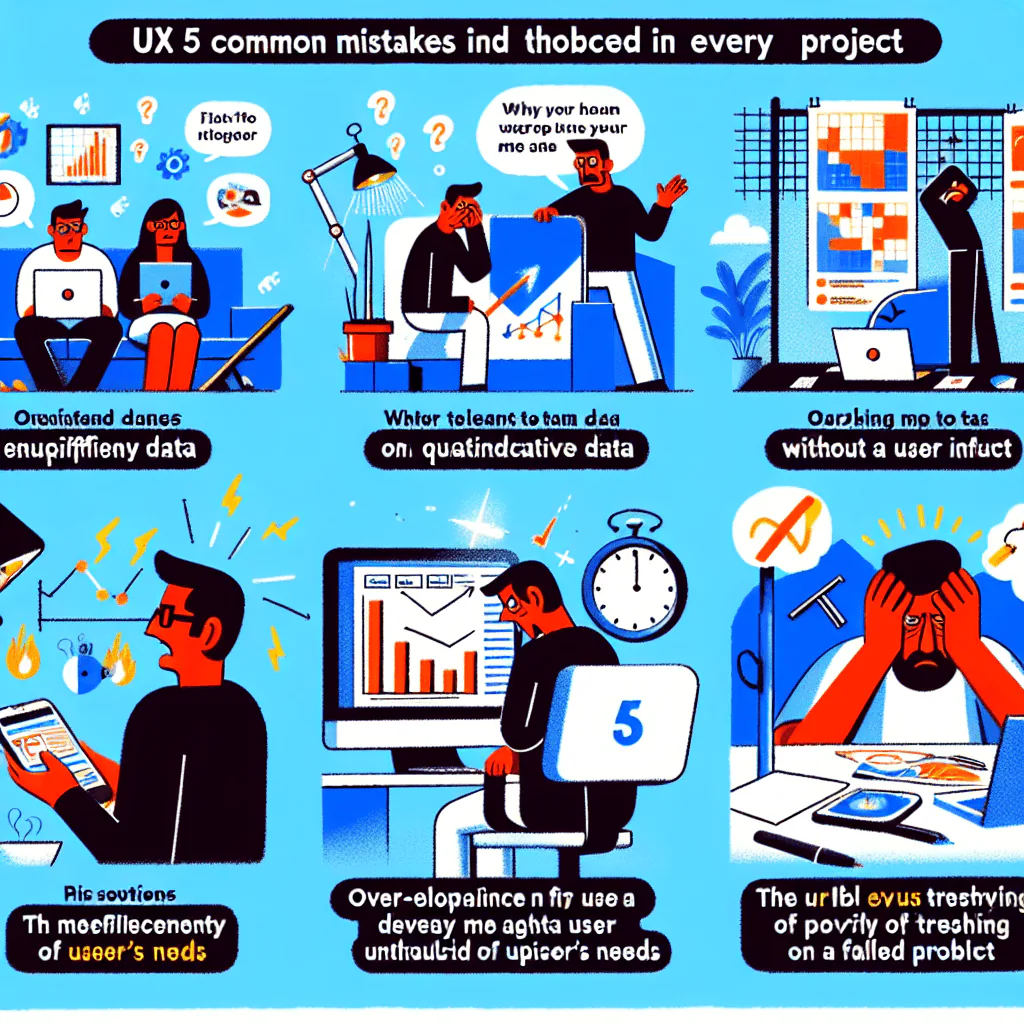 • 5 errores comunes en UX Research (y cómo los soluciono en cada proyecto)